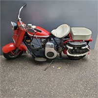 1958 Cushman Eagle Scooter: 2W with saddle bags: