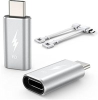 2-Pack Lightning to USB-C Adapter