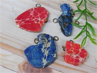 IMPRESSION JASPER PENDANTS ROCK STONE LAPIDARY SPE