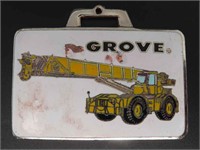 Grove Crane Watch FOB, damaged