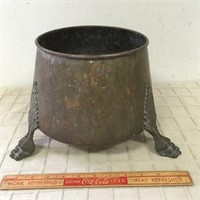 EARLY BRASS PLANTER- STAMPED CHADWICK BROTHERS