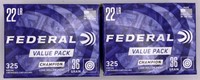 (OO) Federal 22LR Rimfire Cartridges