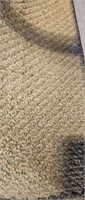 Large roll of Berber carpet