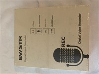 EVISTR DIGITAL VOICE RECORDER 8GB AUDIO RECORDING