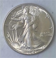 1941 Liberty Walking Half Dollar