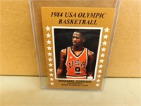 1984 Michael Jordan USA Olympic Rookie Gold/White