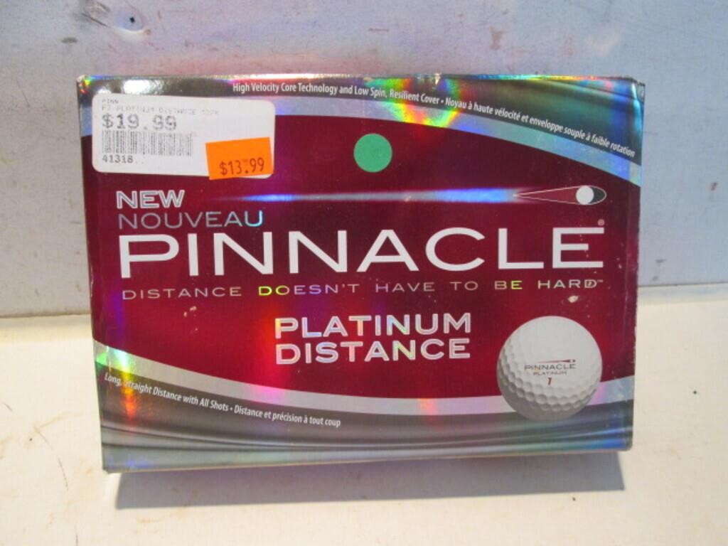 NEW PINNACLE GOLF BALLS 12PAK