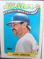 Lot of 4 Kirk Gibson 1980s Cards See Pics