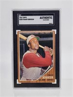 1962 TOPPS FRANK ROBINSON NO. 350 SGC AUTHENTIC