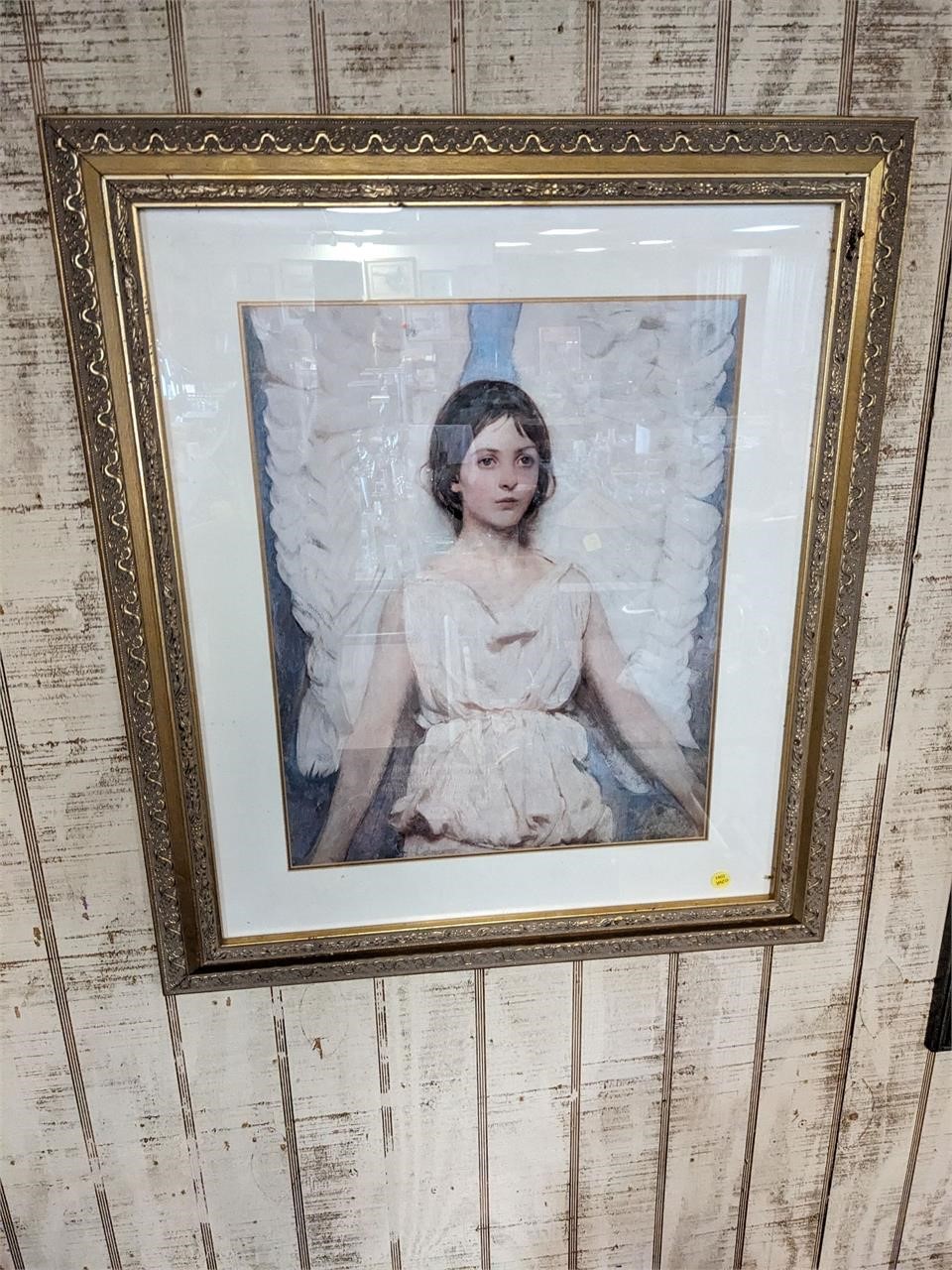 Framed Portrait of Woman 26 x 30