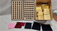Jewelry box, trays & bags