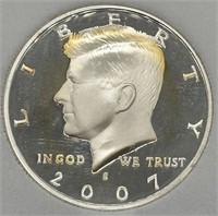 2007 Silver Proof 50c 
JFK Kennedy