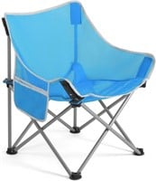 Camping Chair w/ Carry Bag and Cup Holder - Blue