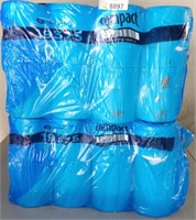 2 Blue Wrapped Compact Toilet Paper