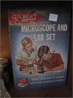 Gilbert Microscope  and Lab set