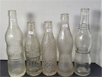 ART DECO SODA BOTTLE LOT WHISTLE NUGRAPE INTERNATL