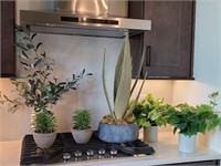 6PC FAUX GREENERY