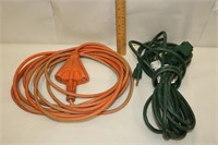 2 Electric Extension Cords