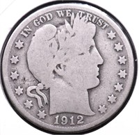 1912 D BARBER HALF DOLLAR G