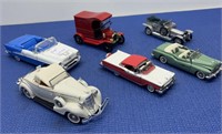 Mini Model Cars Assorted, 6 Pcs