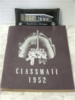 STEPHENSON HIGH SCHOOL 1952 YEARBOOK & DISH