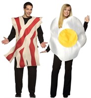 SM4391  Bacon & Egg Costume, One Size.