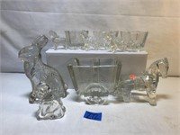 Lot of Vintage Glass Candy Holder/Containers