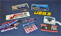 10pcs Various Racing & Snap On Stickers All Unused