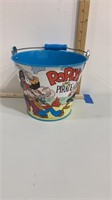 1996 Vintage Popeye goes pirate kids pail mfg by