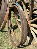 Wagon wheel rims ID: 34” OD: 35”