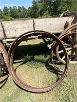 Wagon Wheel rims ID: 39” OD:40”