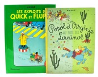 Hergé. Lot de 2 volumes en Eo