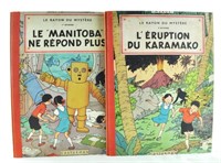 Hergé. Jo, Zette et Jocko. Vol 3 et 4 (B6 de 1952)