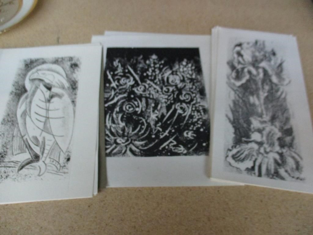 Vintage Lot of  INK Prints on Paper