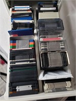 VINTAGE 3 1/2 COMPUTER DISKS DRAWER