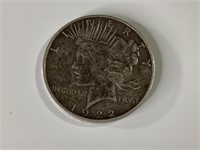 1922 D Peace Silver Dollar,VG