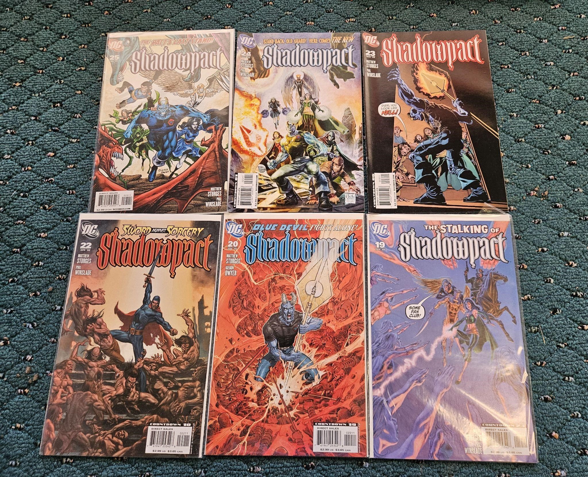 Lot of 6 Comic Books Shadowpact