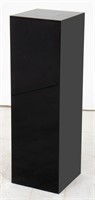 Contemporary Black Lucite Sculpture Pedestal