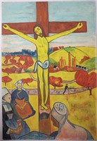 After Paul Gauguin, Resurrection, Oil on Masonite