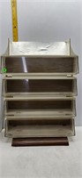 Vintage 4-tier countertop display