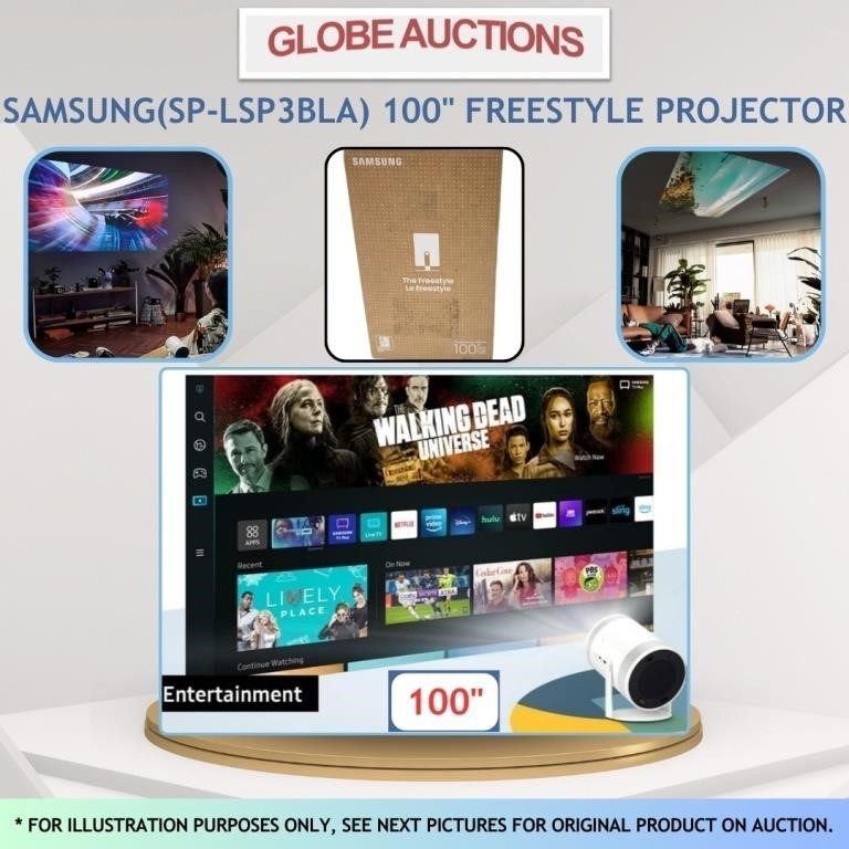 LOOK NEW SAMSUNG 100"FREESTYLE PROJECTOR(MSP:$1099