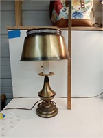 17 in tall Brass Lamp works