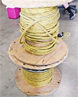 Estimated 395' 1/2" Nylon Rope On 2 Spools