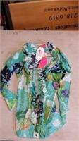 Want Boutique Charlotte Vacation Floral Cardigan