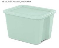 18 Gal./68 L Tote Box, Classic Mint