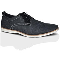 Size 40 Arider Mens Formal Lace Up Navy Denim