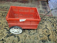 Red pull cart