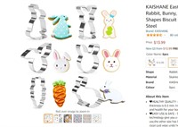 KAISHANE Easter Cookie Cutters Set
