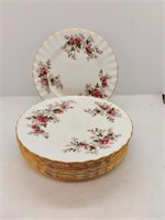 Royal Albert Lavender Rose Plates (8)