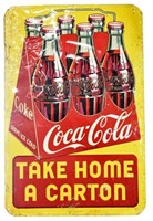 1948 COCA-COLA ADVERTISING SIGN